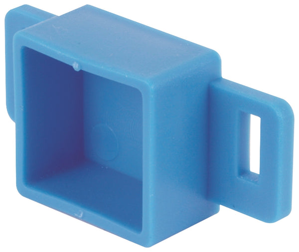 Prime-Line R 7143 Drawer Track Backplate, 15/16 in L, 1 in W, Plastic, Raw