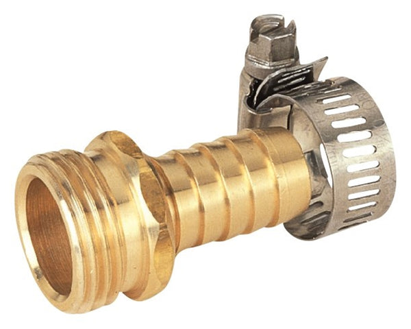 Landscapers Select GB958M3L Hose Coupling, 5/8 to 3/4 in, Male, Brass