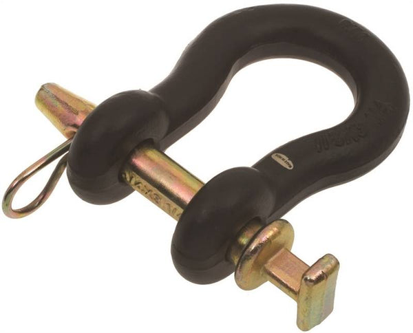 SpeeCo S49010400 Straight Clevis, 12000 lb Working Load, 3-3/4 in L Usable, Powder-Coated