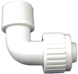 Flair-It PEXLOCK 16809 Pipe Elbow, 3/4 in, MPT, 90 deg Angle