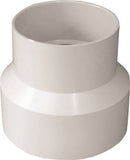 IPEX 414219BC Sewer Increaser Coupling with Stop, 6 x 4 in, Hub, PVC, White