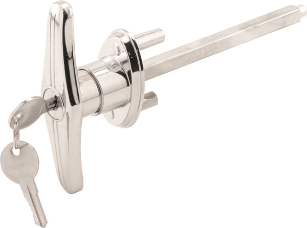 Prime-Line GD 52169 T-Locking Handle, 5/16 in L Shaft, Zinc, Chrome