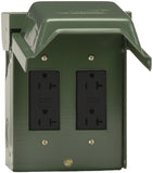 GE Industrial Solutions U012010GRP Power Outlet, 20 A, 120 V, NEMA: 3R, Green