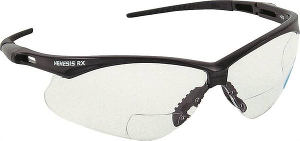 JACKSON SAFETY SAFETY KleenGuard Nemesis RX Series 28621 Universal Readers Safety Eyewear, Hard-Coated Lens, Nylon Frame