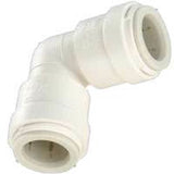 WATTS 3517-08/P-420 Union Pipe Elbow, 3/8 in, 90 deg Angle, Plastic, Off-White, 100 psi Pressure