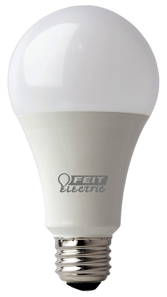 Feit Electric OM100DM/930CA/2 LED Lamp, General Purpose, A21 Lamp, 100 W Equivalent, E26 Lamp Base, Dimmable