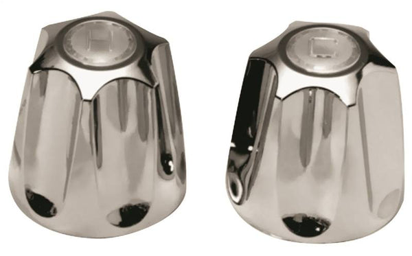 Danco 80457 Faucet Handle, Zinc, Chrome Plated, For: Price Pfister Verve Two Handle Tub/Shower Faucets
