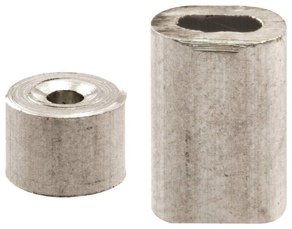 Prime-Line GD 12150 Cable Ferrule and Stop, Aluminum