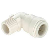 WATTS 3519-1008/P-630 Pipe Elbow, 1/2 in, 90 deg Angle, Plastic, Off-White, 100 psi Pressure