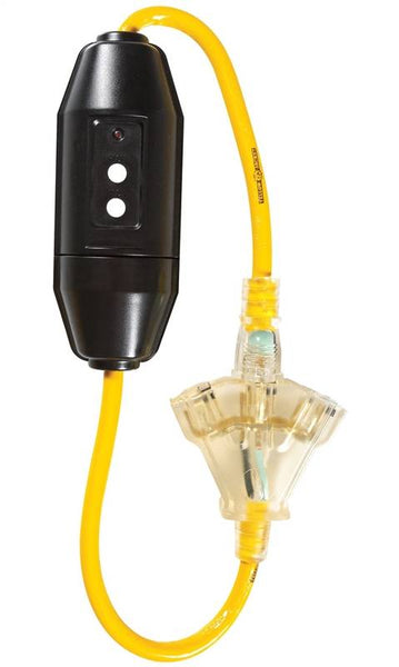 CCI 2816 Power Block, 2 ft Cable, 6 ft L, 15 A, 125 V, Yellow