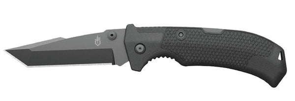 GERBER 31-002761N Folding Knife, 3.6 in L Blade, 154CM Steel Blade, Textured Handle