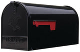 Gibraltar Mailboxes Elite Series E1600B00 Mailbox, 1475 cu-in Capacity, Galvanized Steel, Powder-Coated, 8.7 in W, Black