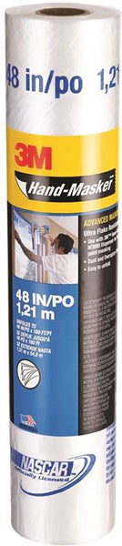 3M AMF48 Masking Film, 180 ft L, 48 in W, Clear