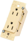 US Hardware E-102C Receptacle, 125 V, 15 A, 2-Pole, Ivory