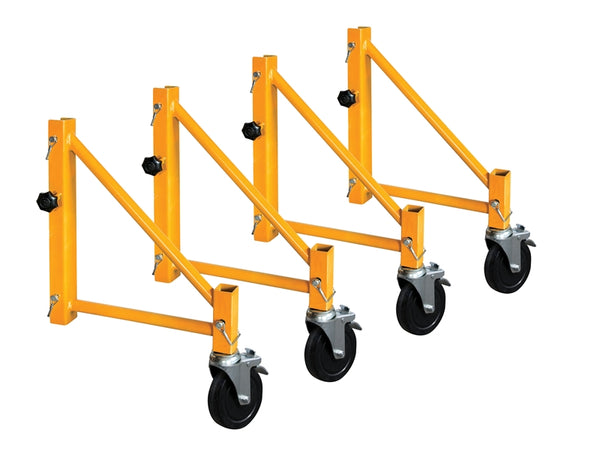 METALTECH Jobsite Series I-CISO4 Outrigger Set, Steel, Powder-Coated