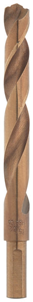 Milwaukee RED HELIX 48-89-2327 Drill Bit, 15/32 in Dia, 5.12 in OAL, 3/8 in Dia Shank, 3-Flat, Reduced Shank