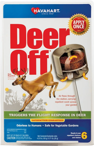 Safer Deer Off 5962 Deer Repellent Station, Weatherproof, Repels: Deer