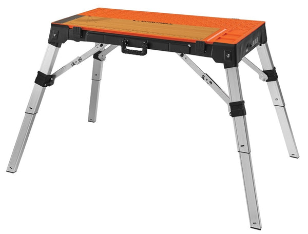 OMNITABLE 30140 Workbench, 18.2 in OAW, 37-1/2 in OAH, 4.2 in OAD, 500 lb Capacity