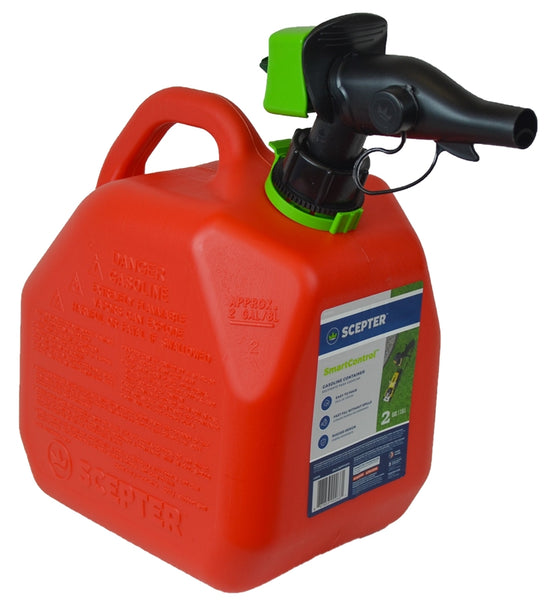 Scepter FR1G201 Gas Can, 7.6 L Capacity, HDPE, Red