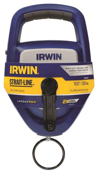 IRWIN 1932878 Chalk Reel, 100 ft L Line