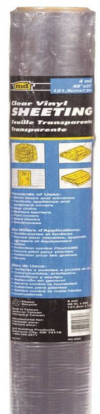 M-D 04770 Weatherstrip Sheeting, 25 ft L, 48 in W, Clear