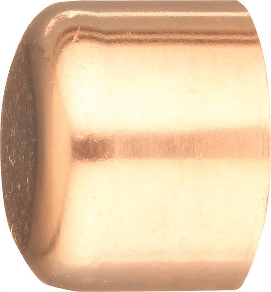 EPC 30624 Tube Cap, 3/8 in, Sweat, Wrot Copper