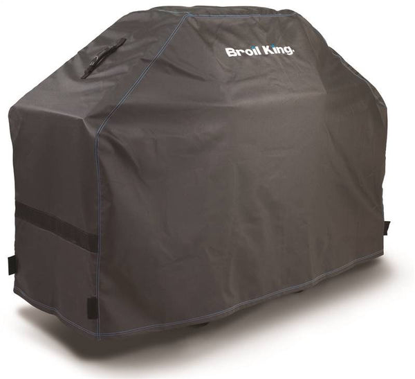 Broil King 68487 Grill Cover, 21-1/2 in W, 46 in H, Polyester/PVC, Black