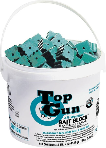 J.T. EATON Top Gun 750 Bait Block, Solid, 4 oz Pail