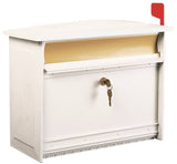 Gibraltar Mailboxes MSK000W Mailbox, Polymer, White, 17.1 in W, 8.4 in D, 13.3 in H
