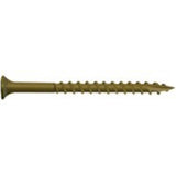 CAMO 0356194 Deck Screw, #10 Thread, 3-1/2 in L, Bugle Head, Star Drive, Type 17 Slash Point, Carbon Steel