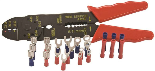 GB GS-67K Stripper and Crimper Tool Kit, 22 to 14 AWG Wire