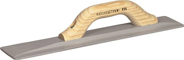 Marshalltown 146 Hand Float, 20 in L Blade, 3-1/8 in W Blade, Magnesium Blade, Beveled End Blade, Wood Handle