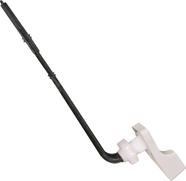 ProSource Toilet Flush Lever, Front Mounting, 8 in L Flush Arm, Plastic