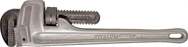 SUPERIOR TOOL 04814 Pipe Wrench, 2 in Jaw, 14 in L, Straight Jaw, Aluminum, Epoxy-Coated