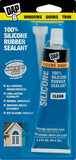DAP 7079800753 Window and Door Sealant, Clear, -40 to 400 deg F, 2.8 fl-oz Squeeze Tube