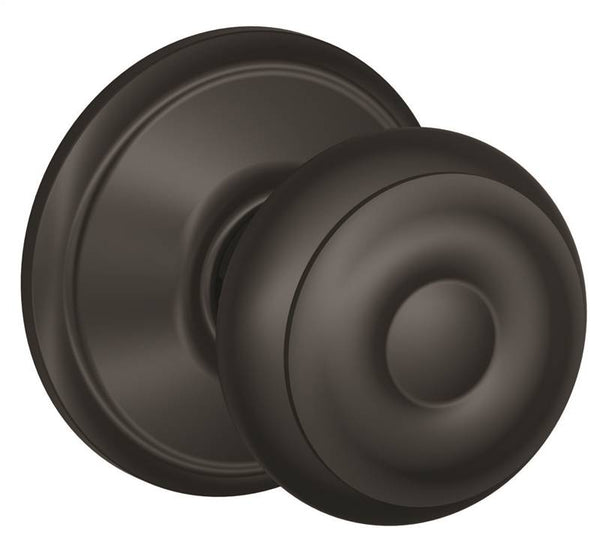 Schlage Georgian Series F10 GEO 622 Passage Door Knob, Metal, Matte