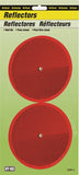 HY-KO CDRF-5R Carded Reflector, 9.63 in L Post, Red Reflector