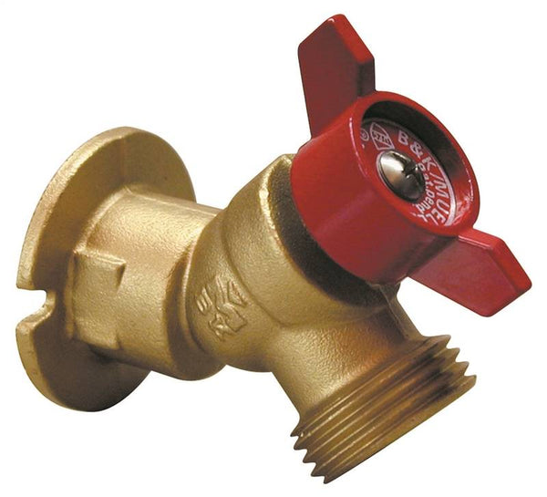 B & K 108-054HN Sillcock Valve, 3/4 x 3/4 in Connection, FPT x Male Hose, 125 psi Pressure, Brass Body