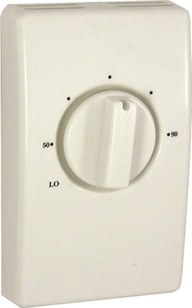 TPI S2022 Thermostat, Single-Pole, White
