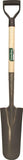 UnionTools 47107 Drain Spade Shovel, 5-1/4 in W Blade, Steel Blade, Hardwood Handle, D-Shaped Handle, 27 in L Handle