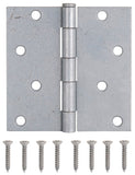 ProSource LR-046-PS Utility Hinge, Steel, Galvanized, Removable Pin, Full Mortise Mounting, 70 (Pair) lb