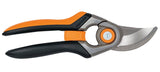 FISKARS 392781-1001 Pruner, Steel Blade, Bypass Blade, Steel Handle, Soft-Grip Handle