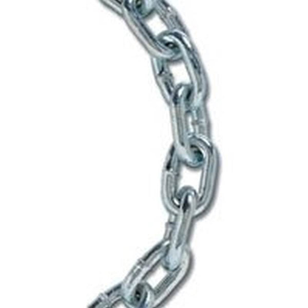 Koch A01161 Proof Coil Chain, 3/16 in, 20 ft L, 30 Grade, Carbon Steel, Electro-Galvanized