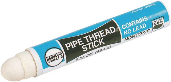 Harvey 030005-144 Pipe Thread Stick, 1.25 oz, White