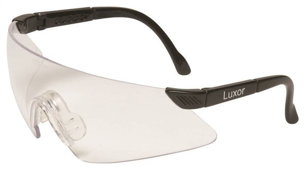 MSA LUXOR Series 697516 Safety Glasses, Anti-Scratch Lens, Polycarbonate Lens, Frameless Frame, Polycarbonate Frame