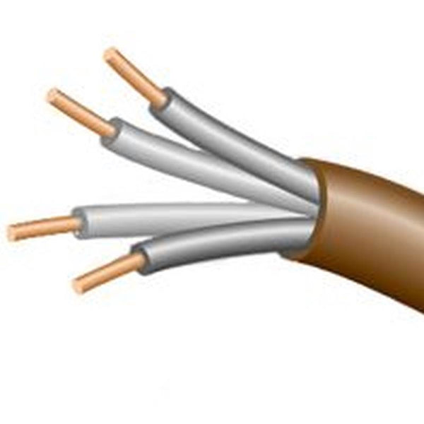 CCI 553046607 Thermostat Cable, 18 AWG Wire, 4 -Conductor, 250 ft L, Copper Conductor, PVC Insulation, 150 V