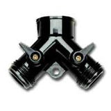 Raindrip R616CT Y-Connector, 3/4 x 3/4 in, Female x Male, Plastic