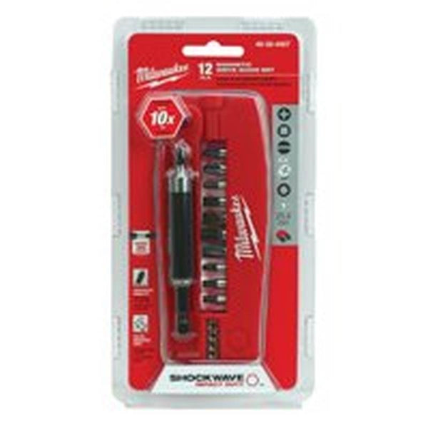 Milwaukee 48-32-4507 Impact-Duty Drive Guide Set, 12-Piece, Steel