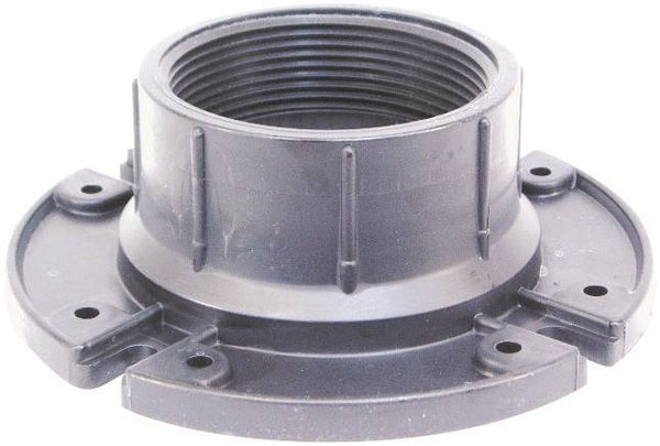 US Hardware P-111C Closet Flange, 3-1/2 in Connection, Female Thread, ABS, Black