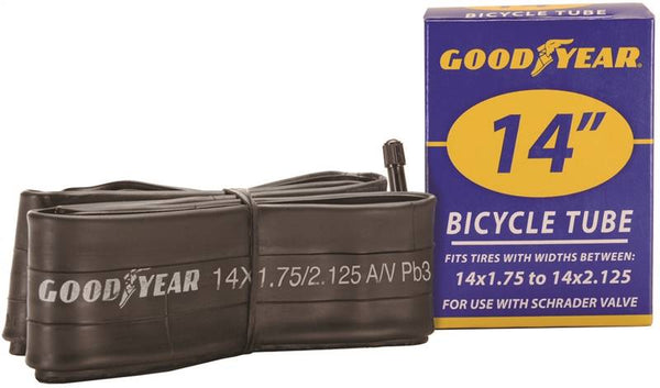 KENT 91074 Bicycle Tube, Black, For: 14 x 1-3/4 in to 2-1/8 in W Bicycle Tires